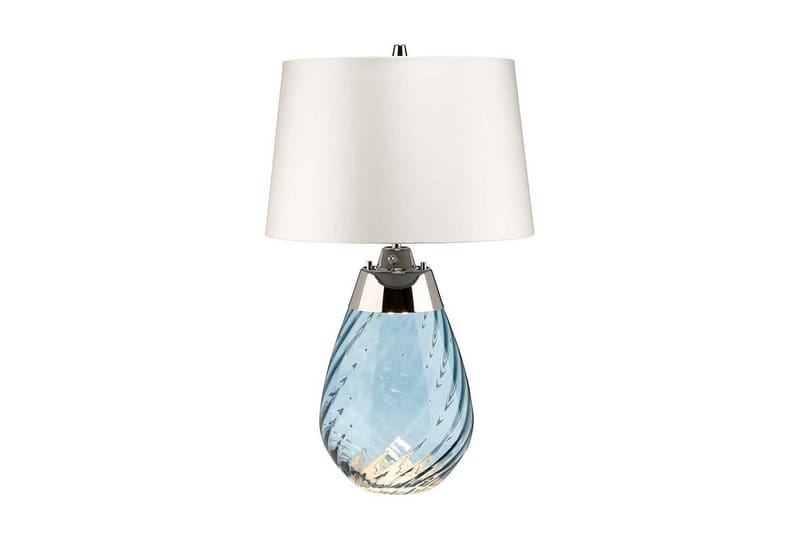 Bordlampe Elstead Lighting Lena Blå - Blå - Belysning - Lamper & indendørsbelysning - Sengelampe - Sengelampe bord