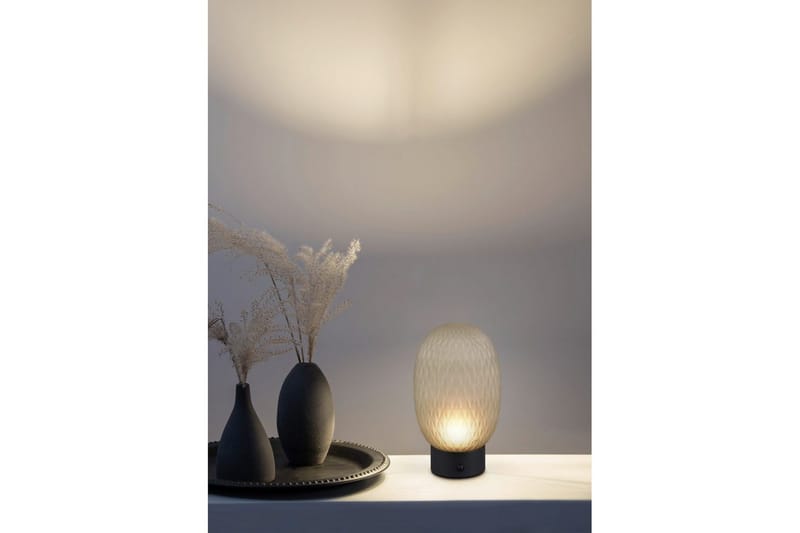 Bordlampe genopladelig TRIO Facette Mat sort/grøn - Mat sort/grøn - Belysning - Lamper & indendørsbelysning - Sengelampe - Sengelampe bord