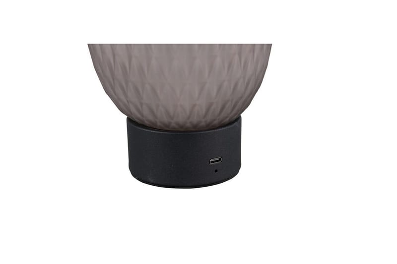 Bordlampe genopladelig TRIO Facette Mat sort/røg - Mat sort/røg - Belysning - Lamper & indendørsbelysning - Sengelampe - Sengelampe bord