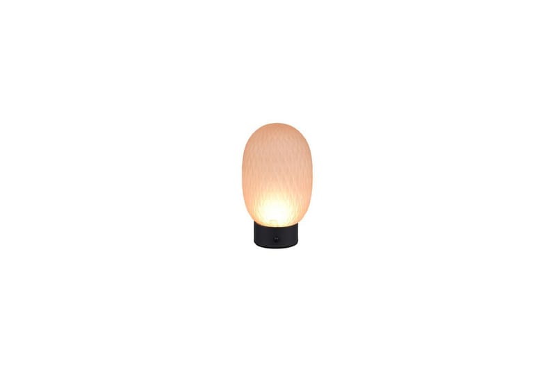 Bordlampe genopladelig TRIO Facette Matsort/amber - Matsort/amber - Belysning - Lamper & indendørsbelysning - Sengelampe - Sengelampe bord