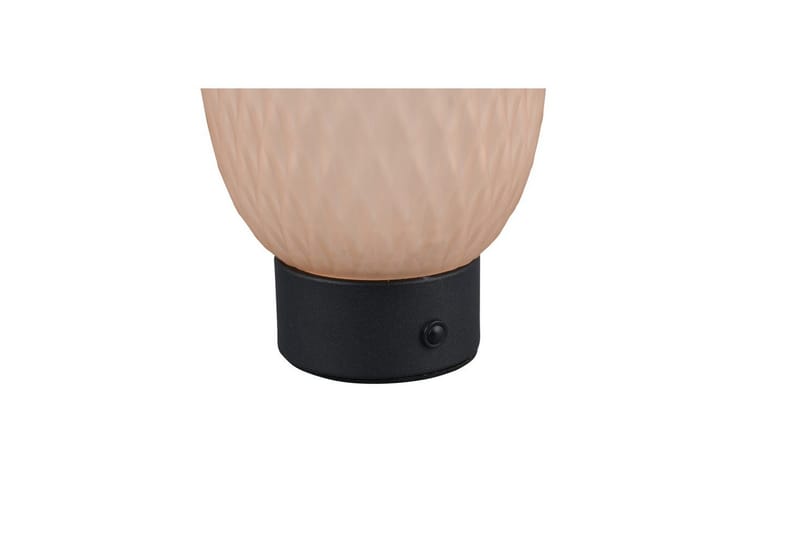 Bordlampe genopladelig TRIO Facette Matsort/amber - Matsort/amber - Belysning - Lamper & indendørsbelysning - Sengelampe - Sengelampe bord