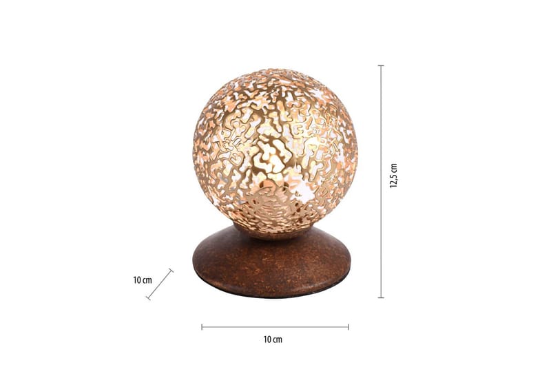 Bordlampe Greta - 10x12,5x10 cm - Belysning - Lamper & indendørsbelysning - Sengelampe - Sengelampe bord