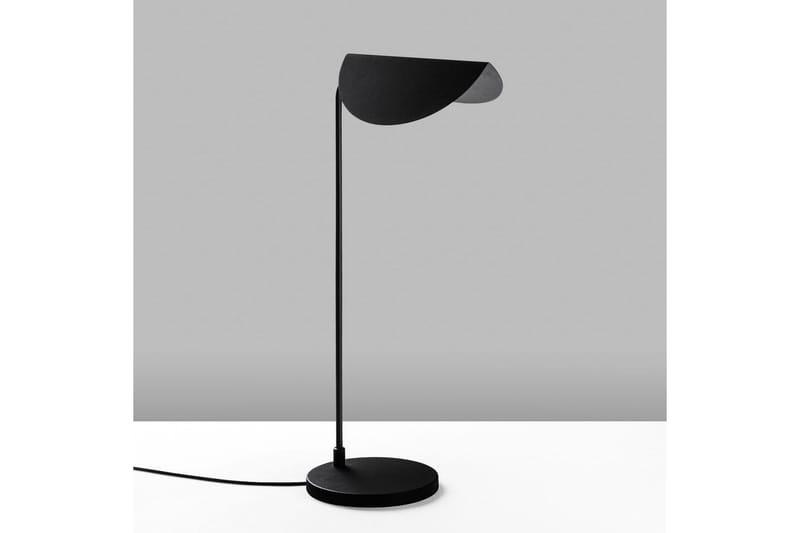 Bordlampe Hjørne Sort, Sort