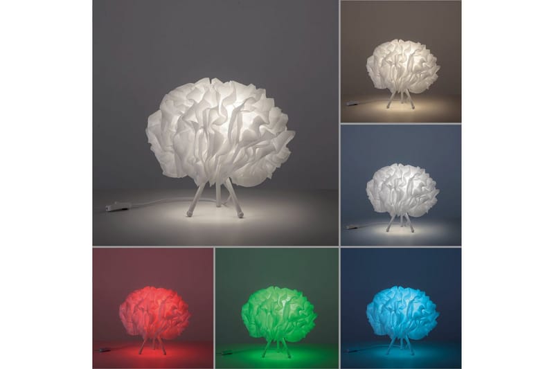 Bordlampe Lolasmart Naomi - 35x30x35 cm - Belysning - Lamper & indendørsbelysning - Sengelampe - Sengelampe bord