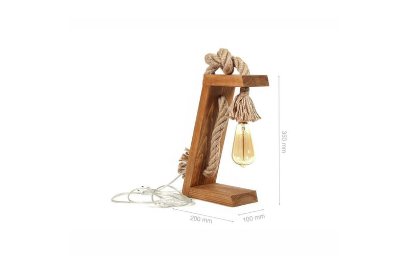 Bordlampe Lumina Brun / Rany - Brun/Guld - Belysning - Lamper & indendørsbelysning - Sengelampe - Sengelampe bord