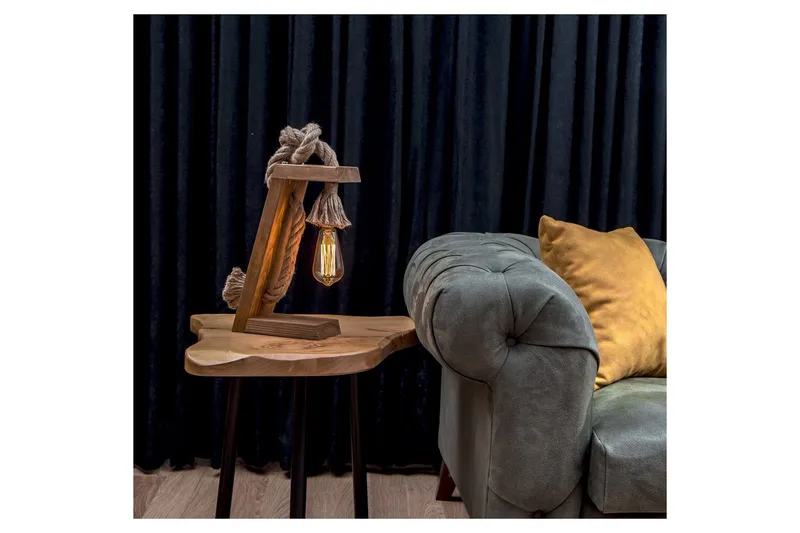 Bordlampe Lumina Brun / Rany - Brun/Guld - Belysning - Lamper & indendørsbelysning - Sengelampe - Sengelampe bord