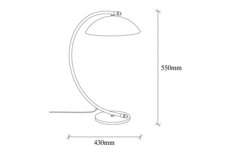 Bordlampe Mast Sort / Rany - Guld/Sort - Belysning - Lamper & indendørsbelysning - Sengelampe - Sengelampe bord