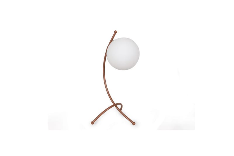 Bordlampe Melra Hvid / Kobber - Hvid / Kobber - Belysning - Lamper & indendørsbelysning - Sengelampe - Sengelampe bord