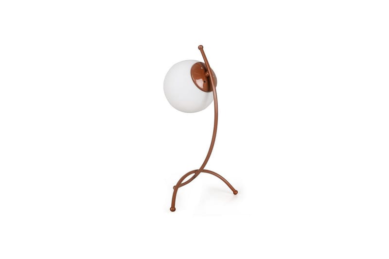 Bordlampe Melra Hvid / Kobber - Hvid / Kobber - Belysning - Lamper & indendørsbelysning - Sengelampe - Sengelampe bord