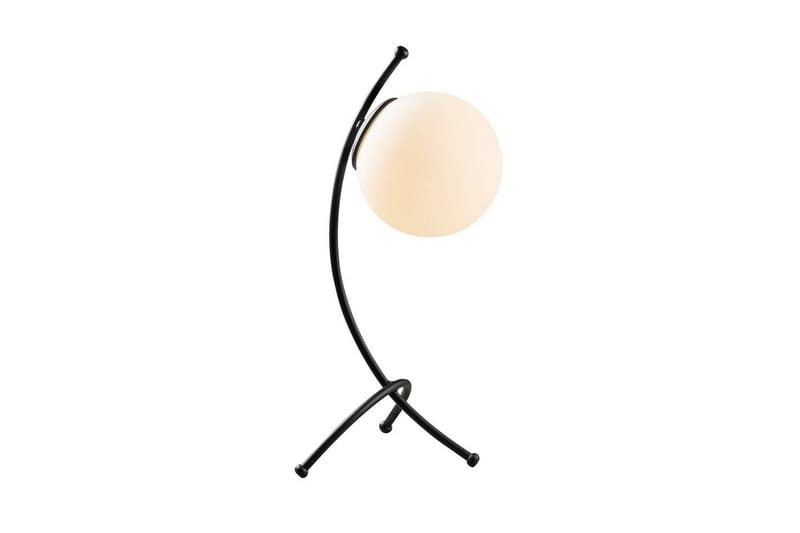 Bordlampe Melra Sort / Hvid, Sort / Hvid