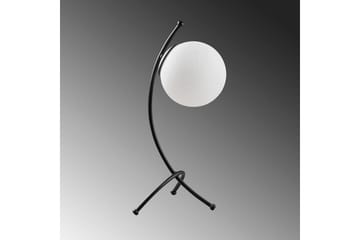 Bordlampe Melra Sort / Hvid - Sort / Hvid - Belysning - Lamper & indendørsbelysning - Sengelampe - Sengelampe bord