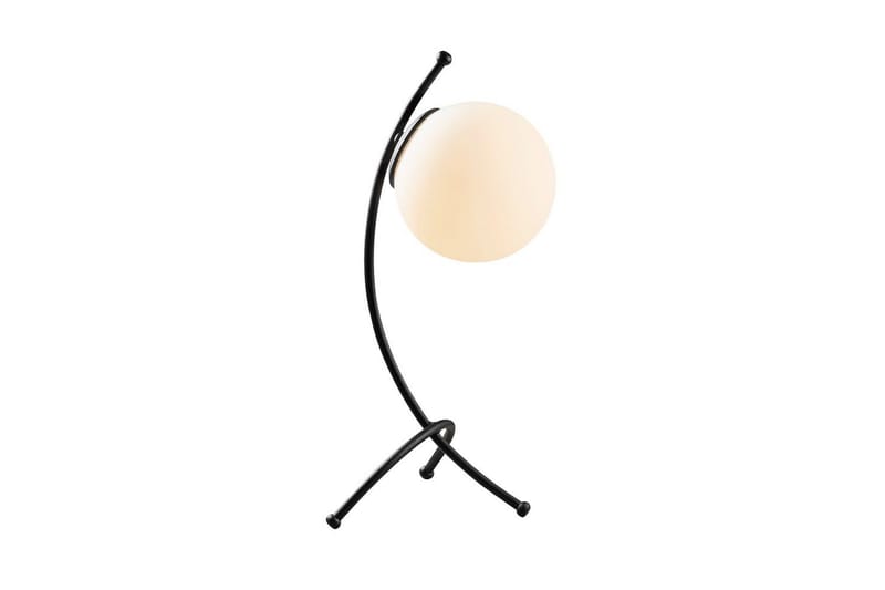 Bordlampe Melra Sort / Hvid - Sort / Hvid - Belysning - Lamper & indendørsbelysning - Sengelampe - Sengelampe bord