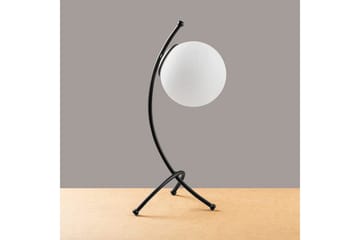 Bordlampe Melra Sort / Hvid - Sort / Hvid - Belysning - Lamper & indendørsbelysning - Sengelampe - Sengelampe bord