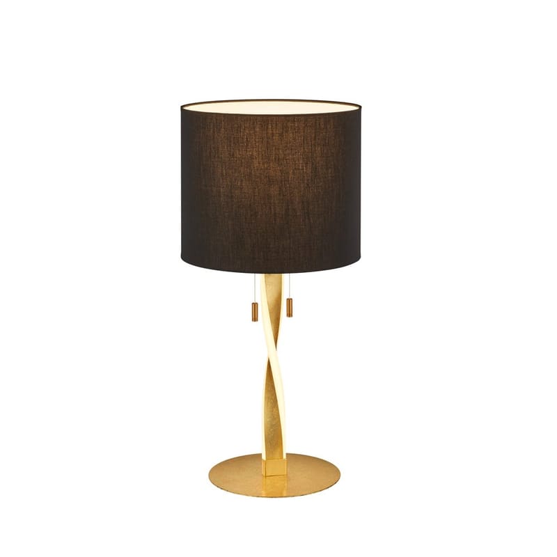 Bordlampe Nandor, Sort/guld