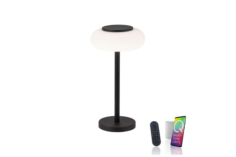 Bordlampe Q-Etienne - 20x38x20 cm - Belysning - Lamper & indendørsbelysning - Sengelampe - Sengelampe bord