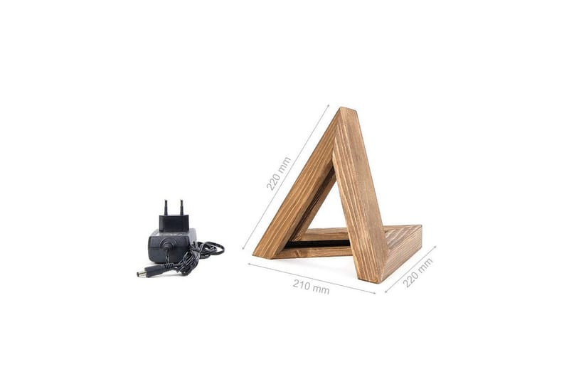 Bordlampe Quorana Brun - Brun - Belysning - Lamper & indendørsbelysning - Sengelampe - Sengelampe bord