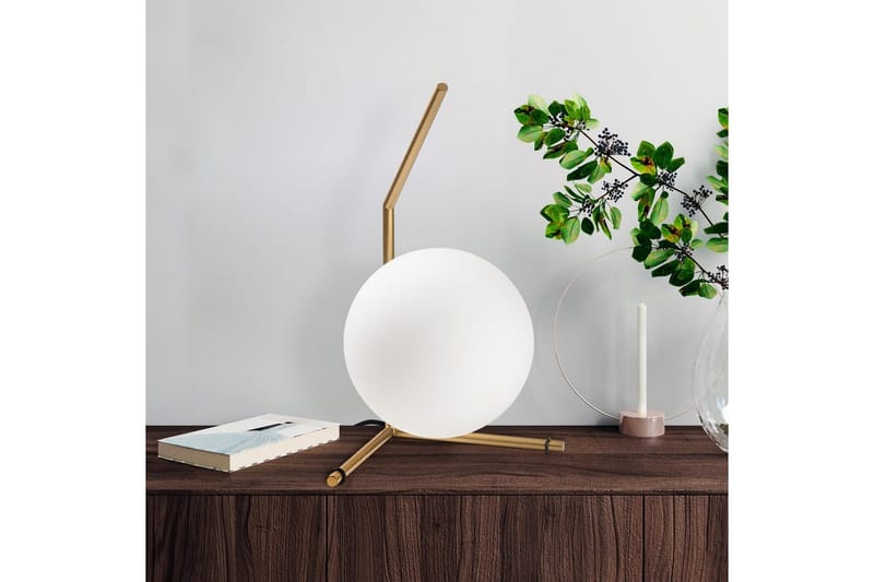 Bordlampe Rathi Rany - Guld - Belysning - Lamper & indendørsbelysning - Sengelampe - Sengelampe bord