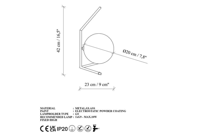 Bordlampe Rathi Rany - Guld - Belysning - Lamper & indendørsbelysning - Sengelampe - Sengelampe bord