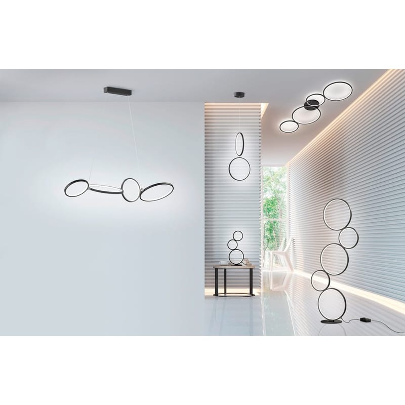 Bordlampe Rondo - Mat sort - Belysning - Lamper & indendørsbelysning - Sengelampe - Sengelampe bord