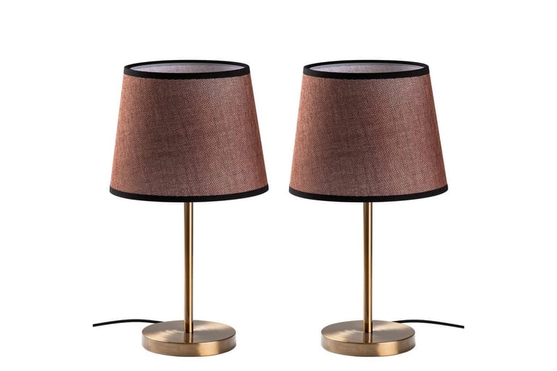 Bordlampe sæt (2 dele) Jaspal Antik - Antik - Belysning - Lamper & indendørsbelysning - Sengelampe - Sengelampe bord