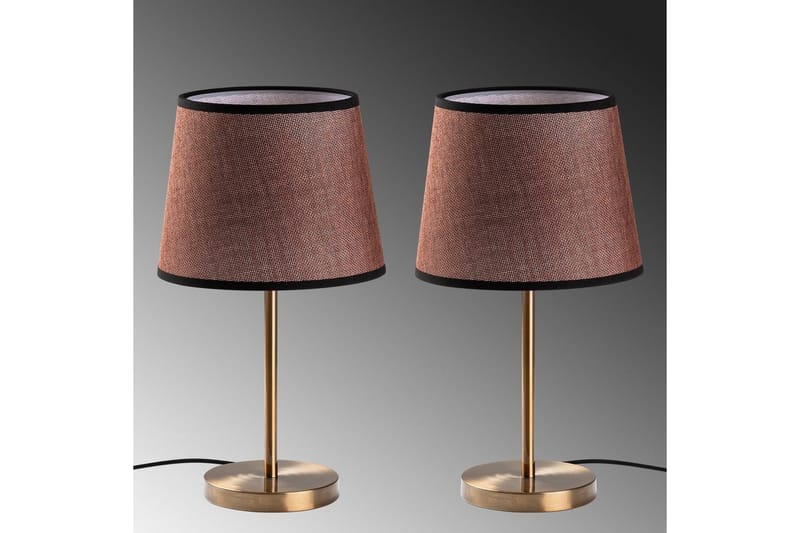 Bordlampe sæt (2 dele) Jaspal Antik - Antik - Belysning - Lamper & indendørsbelysning - Sengelampe - Sengelampe bord