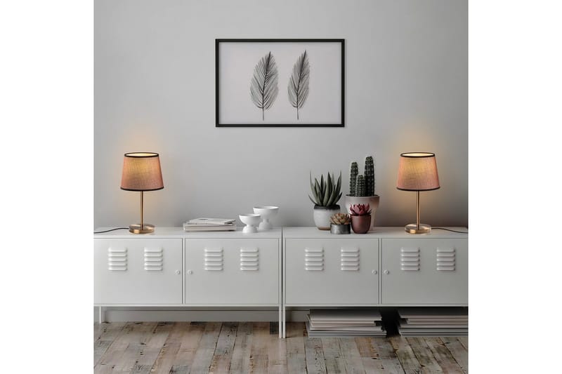 Bordlampe sæt (2 dele) Jaspal Antik - Antik - Belysning - Lamper & indendørsbelysning - Sengelampe - Sengelampe bord