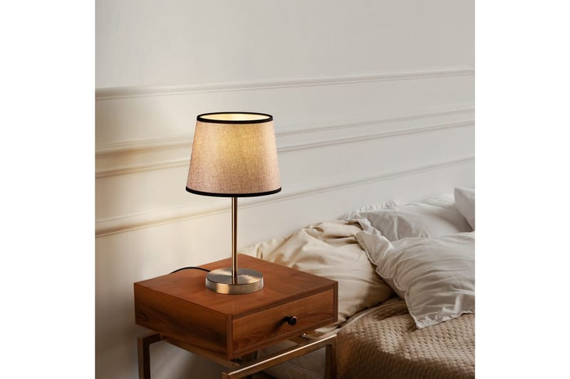 Bordlampe sæt (2 dele) Jaspal Antik / Sort - Antik / Sort - Belysning - Lamper & indendørsbelysning - Sengelampe - Sengelampe bord