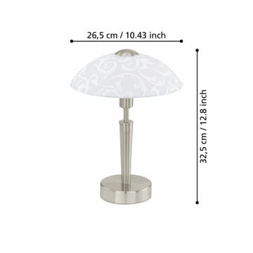Bordlampe Solo med touch - 26,5 cm - Belysning - Lamper & indendørsbelysning - Sengelampe - Sengelampe bord