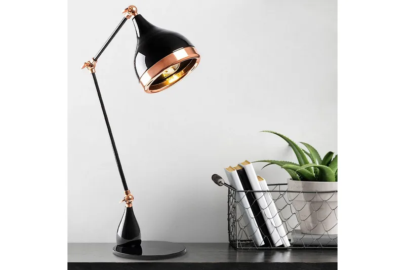 Bordlampe Sood Sort / Kobber - Bronze/Sort - Belysning - Lamper & indendørsbelysning - Sengelampe - Sengelampe bord