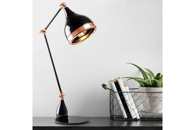 Bordlampe Sood Sort / Kobber - Bronze/Sort - Belysning - Lamper & indendørsbelysning - Sengelampe - Sengelampe bord