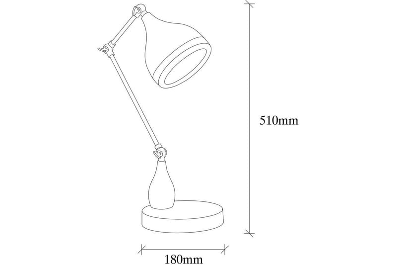Bordlampe Sood Sort / Kobber - Bronze/Sort - Belysning - Lamper & indendørsbelysning - Sengelampe - Sengelampe bord