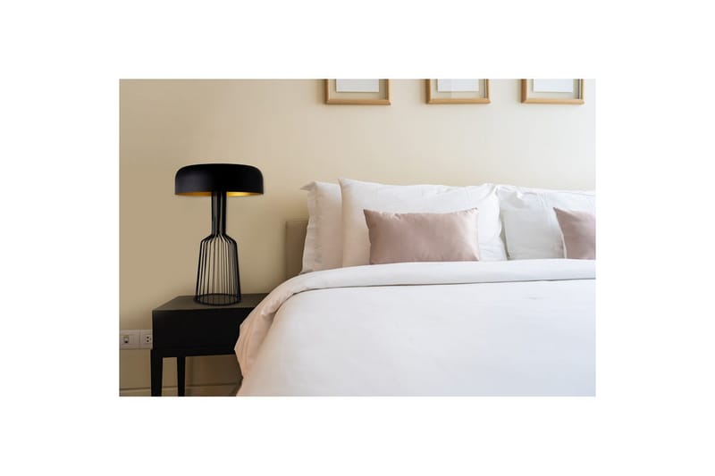 Bordlampe Sourab Embedrant Black / Rany - Guld/Sort - Belysning - Lamper & indendørsbelysning - Sengelampe - Sengelampe bord