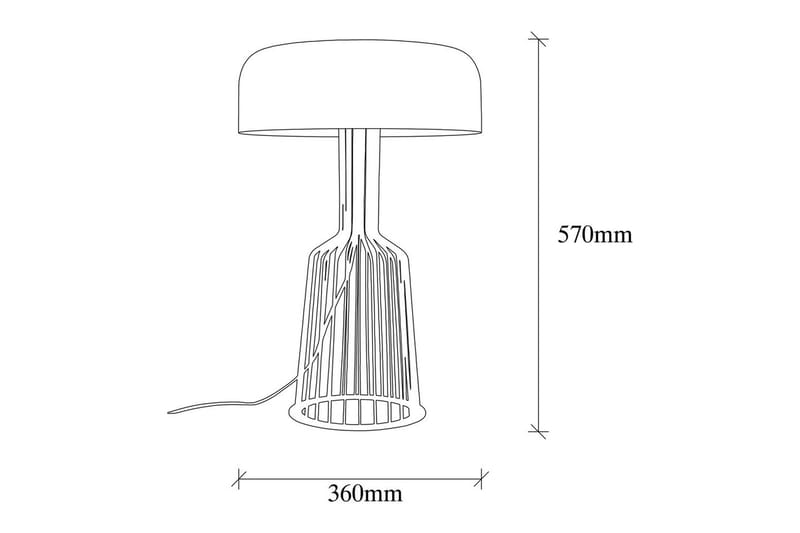 Bordlampe Sourab Embedrant Black / Rany - Guld/Sort - Belysning - Lamper & indendørsbelysning - Sengelampe - Sengelampe bord
