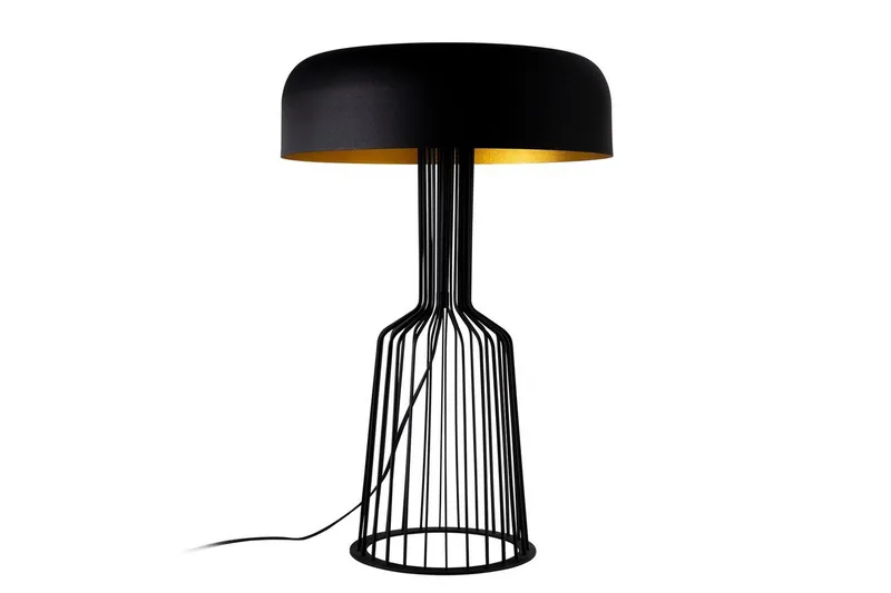 Bordlampe Sourab Embedrant Black / Rany - Guld/Sort - Belysning - Lamper & indendørsbelysning - Sengelampe - Sengelampe bord