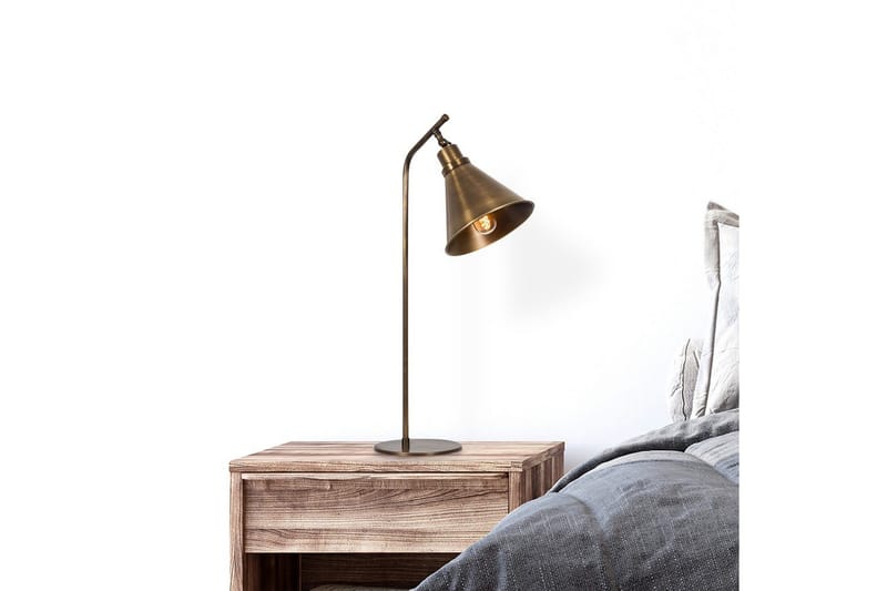 Bordlampe Sugana Flix Vintage - Kobber - Belysning - Lamper & indendørsbelysning - Sengelampe - Sengelampe bord