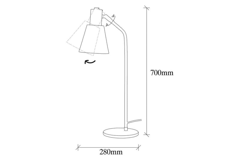 Bordlampe Sugana Giuseppe Vintage - Kobber - Belysning - Lamper & indendørsbelysning - Sengelampe - Sengelampe bord