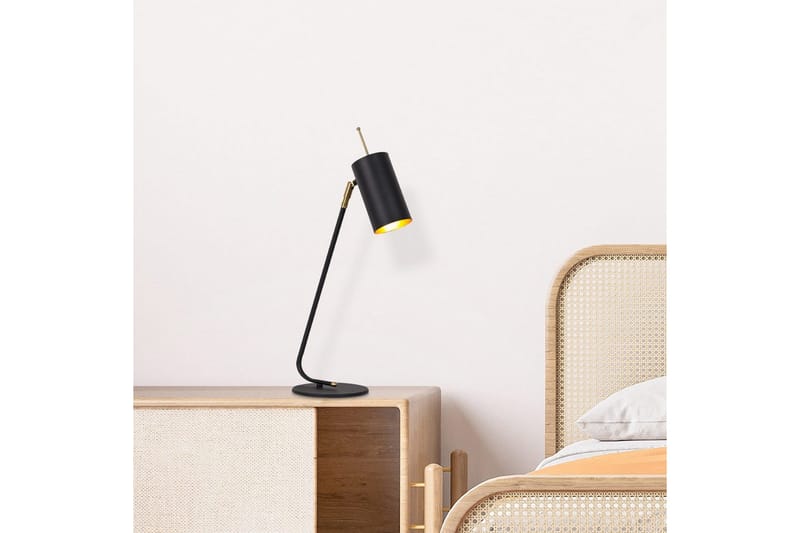 Bordlampe Sugana Glim Sort / Rany - Guld/Sort - Belysning - Lamper & indendørsbelysning - Sengelampe - Sengelampe bord