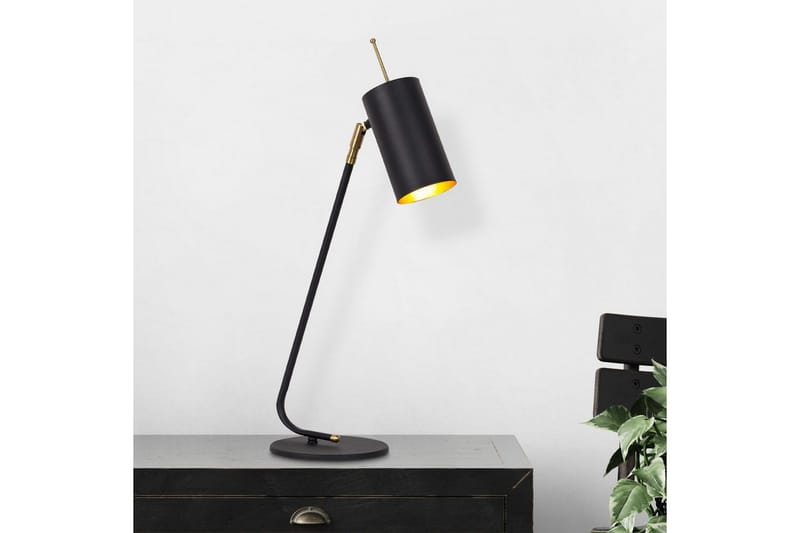 Bordlampe Sugana Glim Sort / Rany - Guld/Sort - Belysning - Lamper & indendørsbelysning - Sengelampe - Sengelampe bord