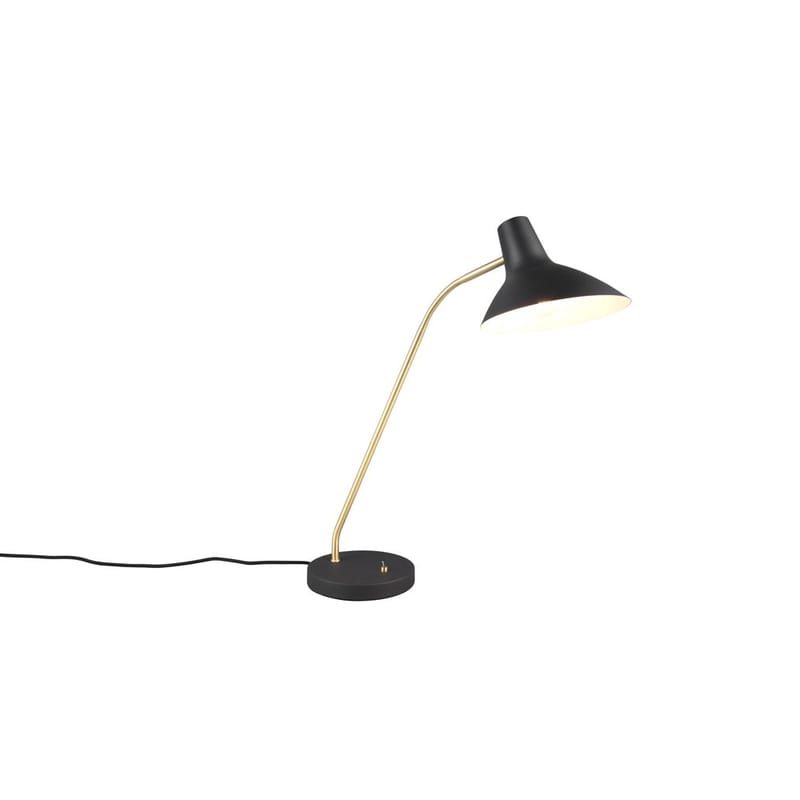 Bordlampe Traveller, Mat sort