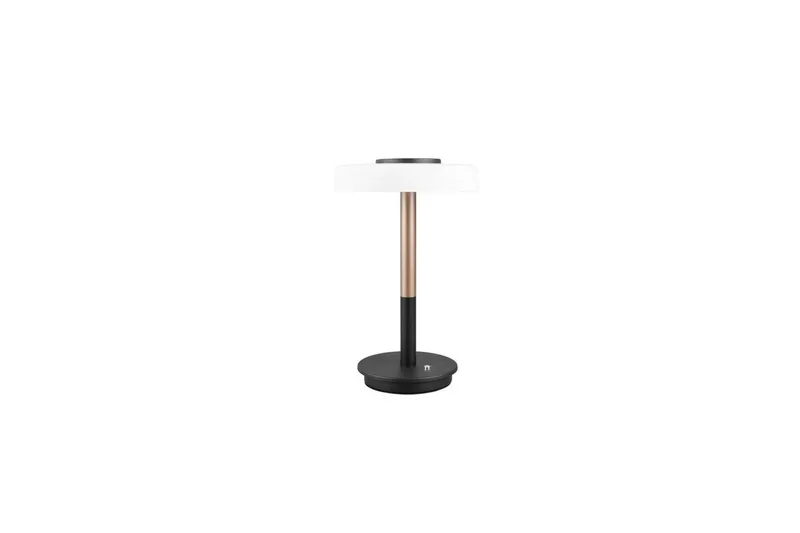 Bordlampe TRIO Celeste Mat sort/hvid/kaffebrun - Mat sort/hvid/kaffebrun - Belysning - Lamper & indendørsbelysning - Sengelampe - Sengelampe bord