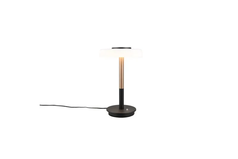 Bordlampe TRIO Celeste Mat sort/hvid/kaffebrun, Mat sort/hvid/kaffebrun