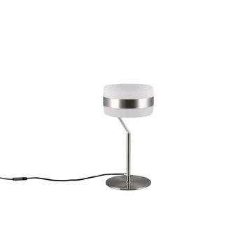 Bordlampe TRIO Dios - Børstet Stål - Belysning - Lamper & indendørsbelysning - Sengelampe - Sengelampe bord