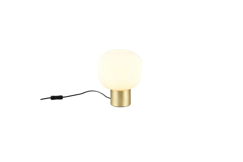 Bordlampe TRIO Diva Matmessing/hvid - Matmessing/hvid - Belysning - Lamper & indendørsbelysning - Sengelampe - Sengelampe bord
