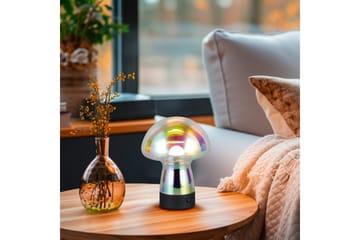 Bordlampe TRIO Dooley Transparent iriserende - Transparent iriserende - Belysning - Lamper & indendørsbelysning - Sengelampe - Sengelampe bord