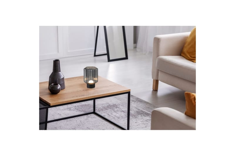 Bordlampe TRIO Earl Mat sort/røg - Mat sort/røg - Belysning - Lamper & indendørsbelysning - Sengelampe - Sengelampe bord