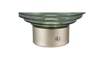 Bordlampe TRIO Earl Matmessing/grøn - Matmessing/grøn - Belysning - Lamper & indendørsbelysning - Sengelampe - Sengelampe bord