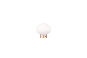 Bordlampe TRIO Earl Matmessing/hvid - Matmessing/hvid - Belysning - Lamper & indendørsbelysning - Sengelampe - Sengelampe bord