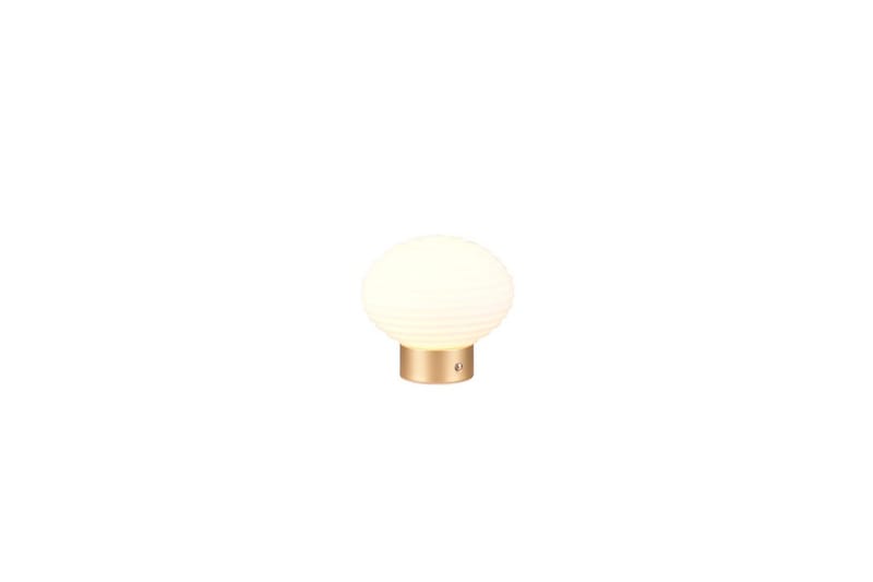 Bordlampe TRIO Earl Matmessing/hvid - Matmessing/hvid - Belysning - Lamper & indendørsbelysning - Sengelampe - Sengelampe bord