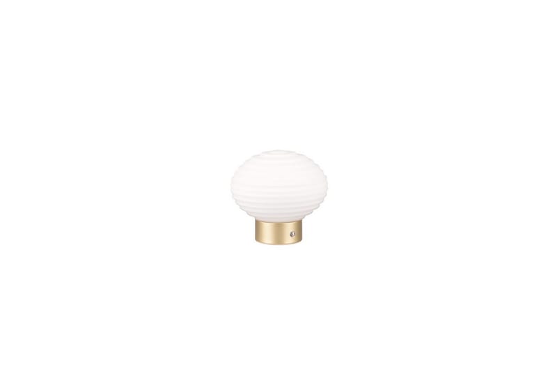 Bordlampe TRIO Earl Matmessing/hvid - Matmessing/hvid - Belysning - Lamper & indendørsbelysning - Sengelampe - Sengelampe bord