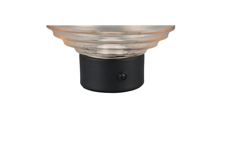 Bordlampe TRIO Earl Matsort/amber - Matsort/amber - Belysning - Lamper & indendørsbelysning - Sengelampe - Sengelampe bord